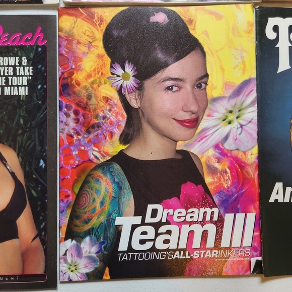 Vintage Y2K Flash Tattoo Magazine Lot Of 4 Magazines Womens Tattoos 1998 2001 - Picture 7 of 16